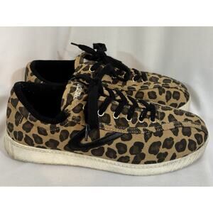 Tretorn NYLite Plus Leopard Sneakers size 8 Animal Print Lace Up